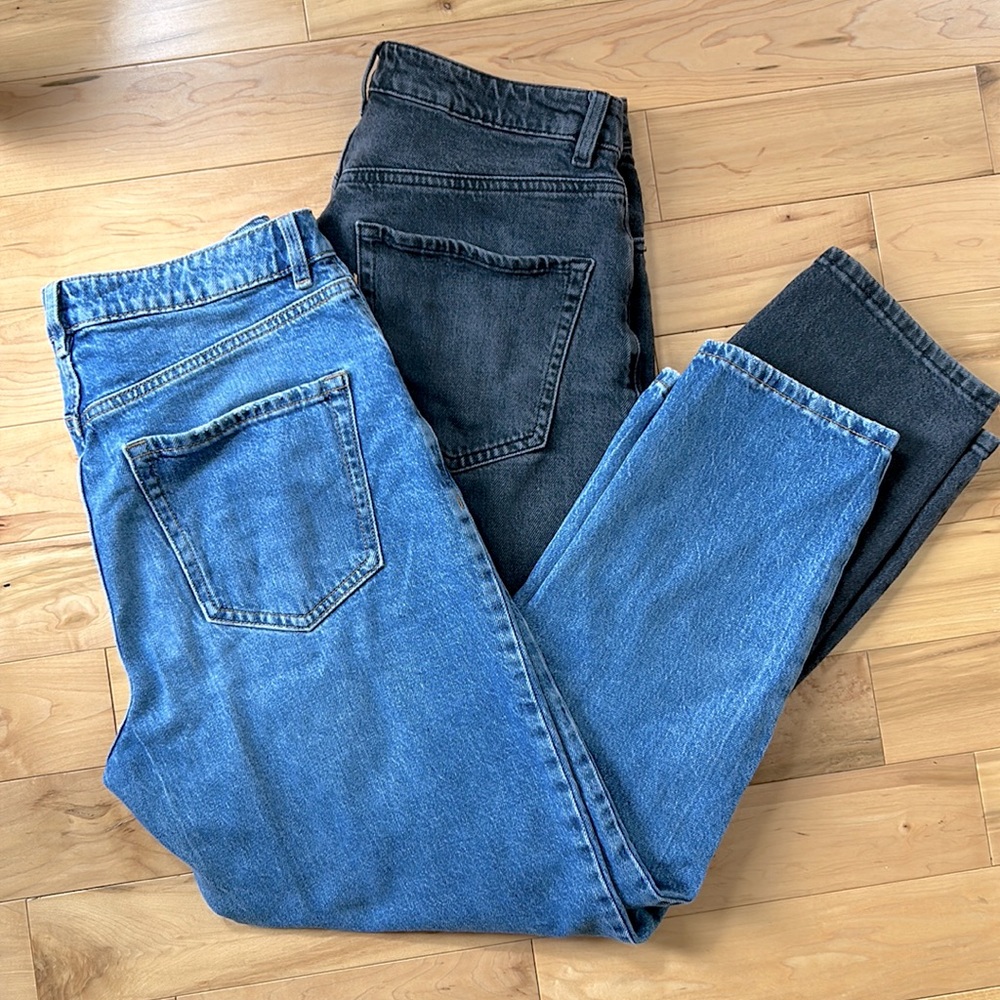 2 pairs bundle of Dynamite Claudia mom jeans size 28